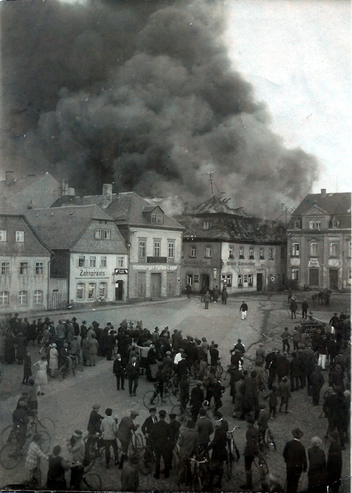 Brand des Ratskellers 1928